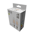 LED-pærer kerte 2,9 W E14 - 2 pk.